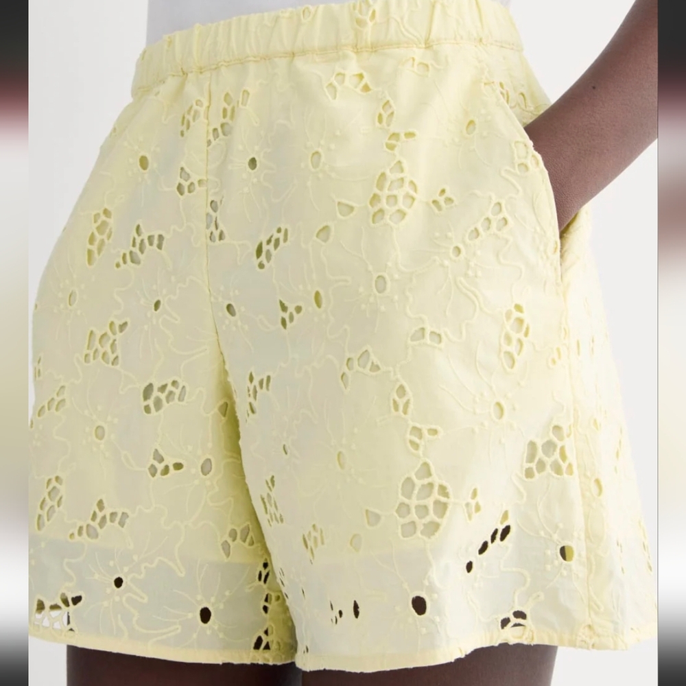 🆕EVERLANE The Eyelet Pull-On Shorts